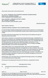 GOZ Anfangsformular